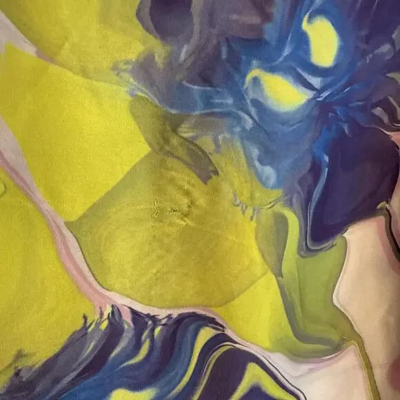 MISA Los Angele Satin Sleeveless Floral Print  Sylvie Dress (Sz: M / RTL: $410) - Picture 11 of 12